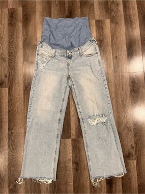 H&M MAMA Wide Leg Jeans